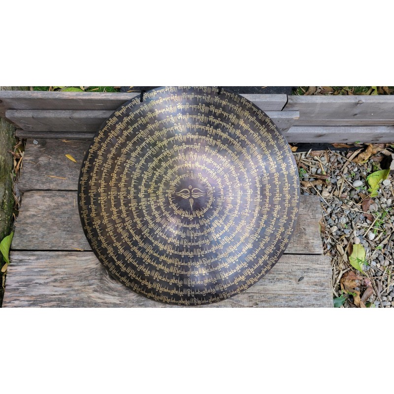 Gong Tibétain 7 métaux 3390grs 51.2cm