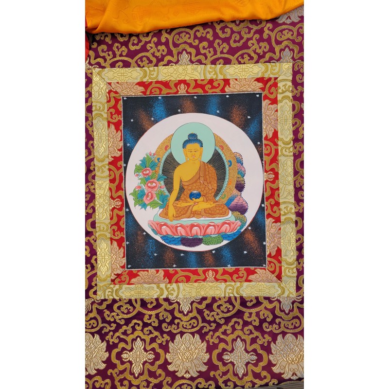 Thangka Bouddha Shakyamuni ( Sakyamuni ) Tangka