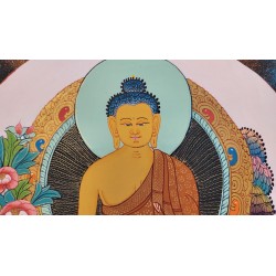 Thangka Bouddha Shakyamuni ( Sakyamuni ) Tangka