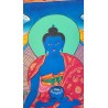 Thangka Bouddha medecine Tangka 83x49cm