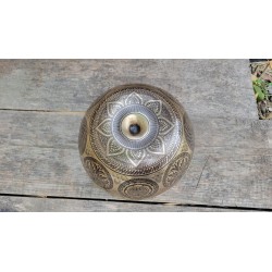 Bol Tibétain 7 métaux 1510grs Lingam gravé