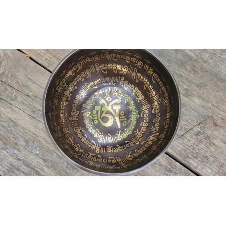 Bol chantant Tibétain 7 métaux 630grs