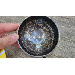Bol chantant Tibétain 7 métaux 316grs