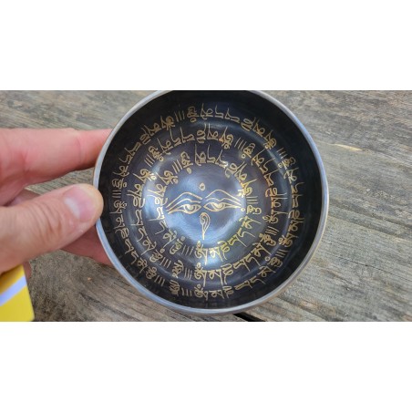 Bol chantant Tibétain 7 métaux 316grs