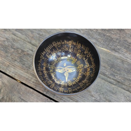 Bol Tibétain 7 métaux 322 aum