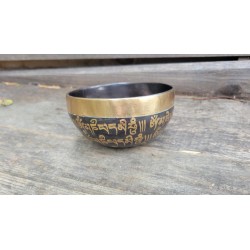 Bol Tibétain 7 métaux 322 aum
