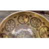 Bol Tibétain 7 métaux gravé 540grs Ganesh