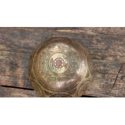 Bol Tibétain 7 métaux gravé 540grs Ganesh