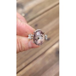Bague en Lodolite - Quartz jardin