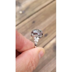 Bague en Lodolite - Quartz jardin