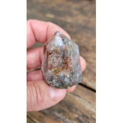 Pointe en Lodolite ou Quartz Chamane 53grs