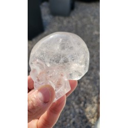 Crâne en Cristal de Roche 335grs 7.7cm