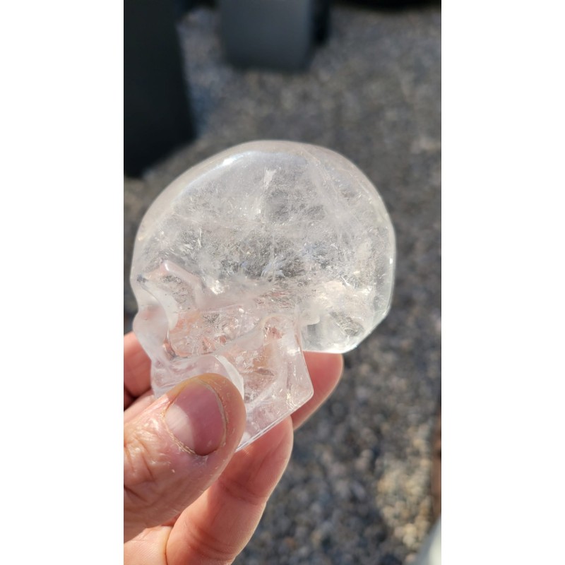 Crâne en Cristal de Roche 335grs 7.7cm