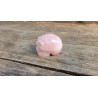 Crâne en Quartz rose 49mm