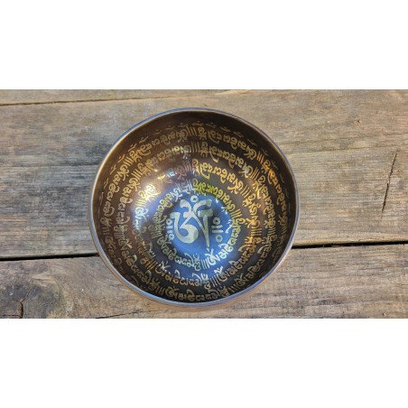 Bol chantant Tibétain 7 métaux 540grs