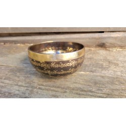 Bol chantant Tibétain 7 métaux 540grs