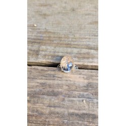 Bague en Lodolite - Quartz jardin