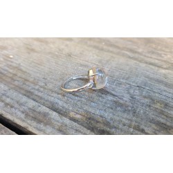 Bague en Lodolite - Quartz jardin