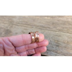 Lot de Bagues Tibétaines cuivre