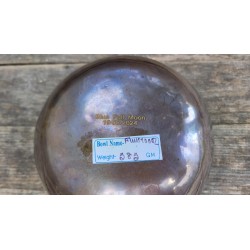 Bol Tibétain 7 métaux 585grs Blue Full Moon