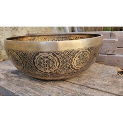 Bol chantant Tibétain 7 métaux 7200grs