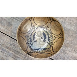 Bol chantant Tibétain 7 métaux 770grs