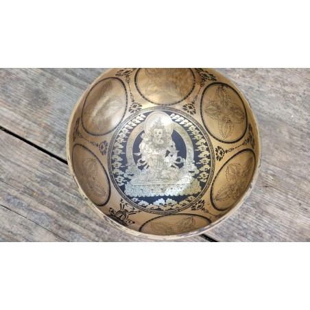 Bol chantant Tibétain 7 métaux 770grs