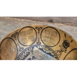 Bol chantant Tibétain 7 métaux 770grs