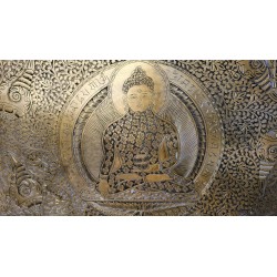 Gong Tibétain 7 métaux 3040grs 48.8cm