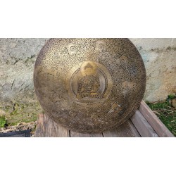 Gong Tibétain 7 métaux 3040grs 48.8cm