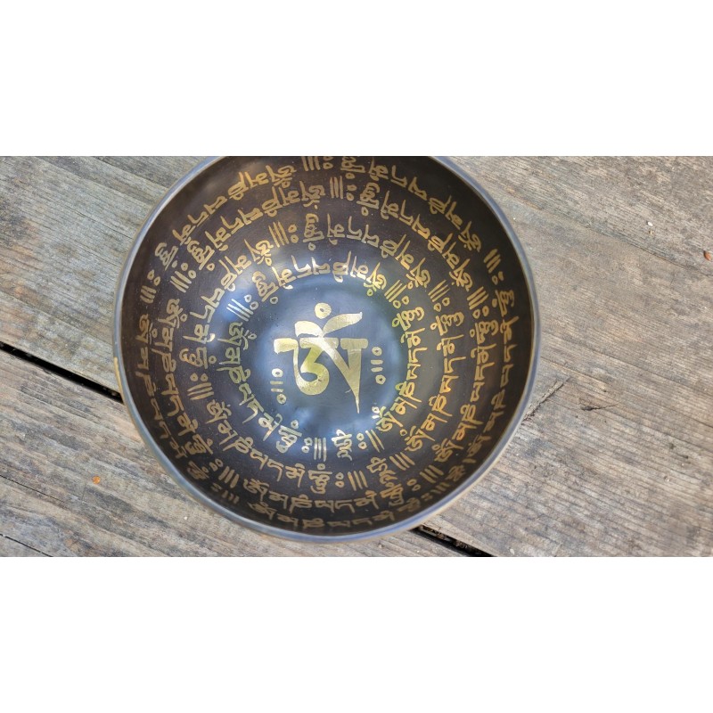 Bol chantant Tibétain 7 métaux 506grs