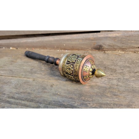 MOULIN A PRIERE à main cuivre