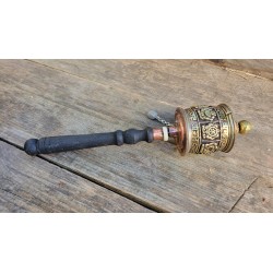 MOULIN A PRIERE à main cuivre