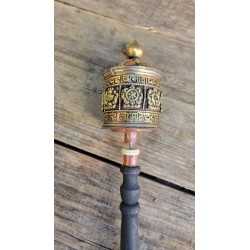 MOULIN A PRIERE à main cuivre