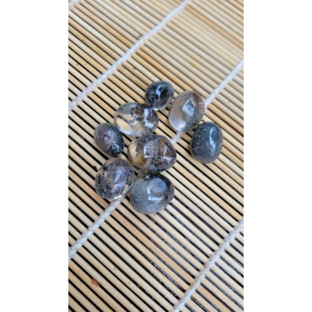 50grs de Galets en Quartz Chamane Lodolite