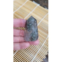 Pointe en Lodolite ou Quartz Chaman (Garden) 56mm 63grs