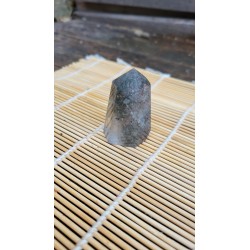 Pointe en Lodolite ou Quartz Chaman (Garden) 56mm 63grs
