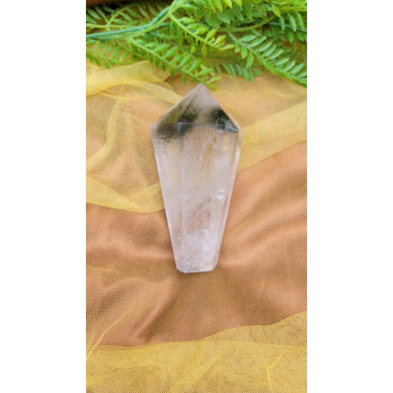 Pointe en Lodolite ou Quartz Chaman (Garden) 11.2cm 266grs