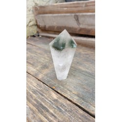 Pointe en Lodolite ou Quartz Chaman (Garden) 11.2cm 266grs