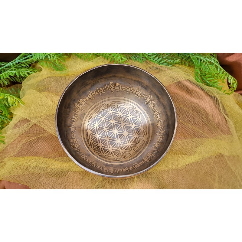 Bol chantant Tibétain 7 métaux 460grs