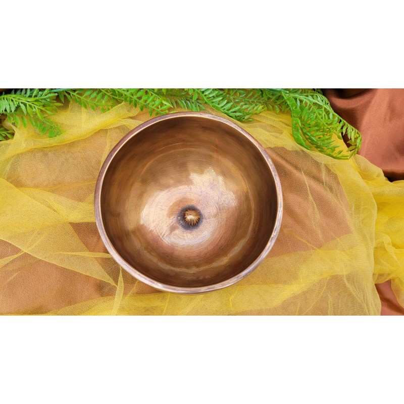 Bol chantant Tibétain 7 métaux 560grs lingam