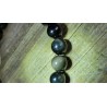 Bracelet protection 3 Obsidienne noire 8.5mm mixte