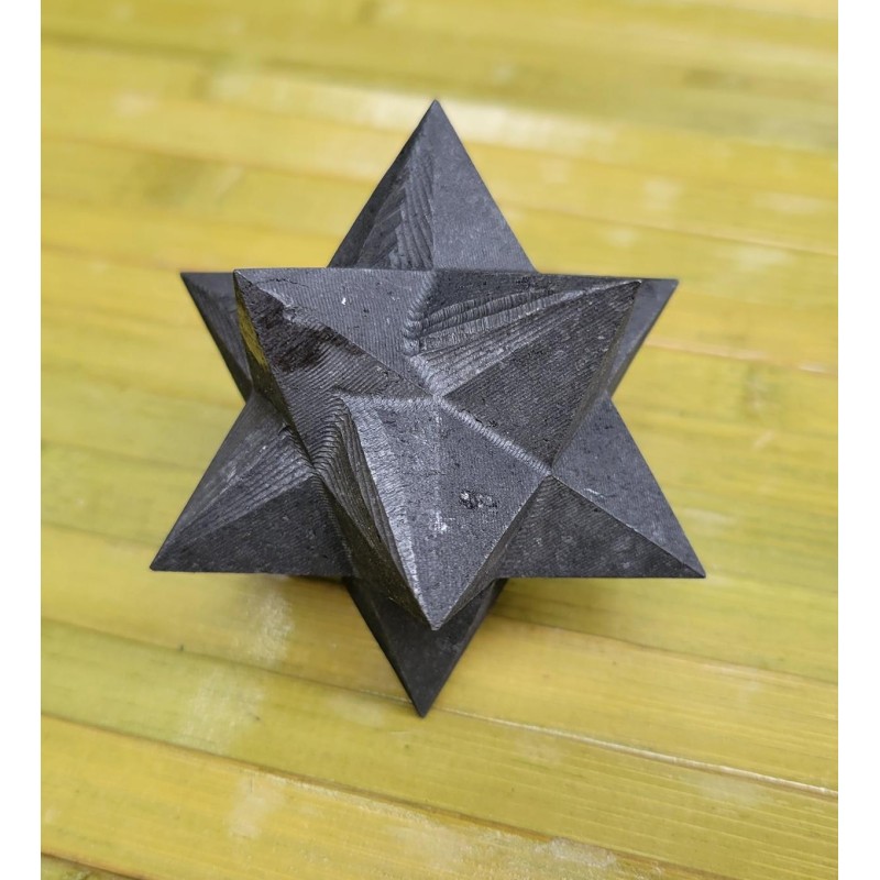Etoile Merkaba en Shungite 65mm