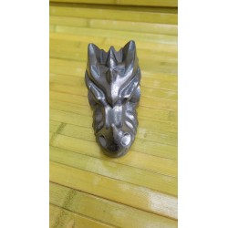 Crâne de Dragon en Shungite 10.7cm
