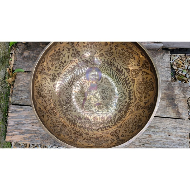 Bol Tibétain chantant  7 métaux 7500grs