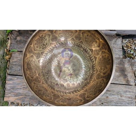 Bol Tibétain chantant  7 métaux 7500grs