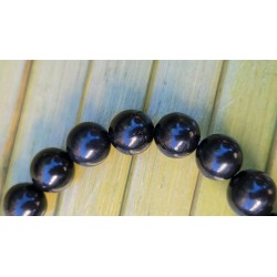 Bracelet en Shungite noire 10mm