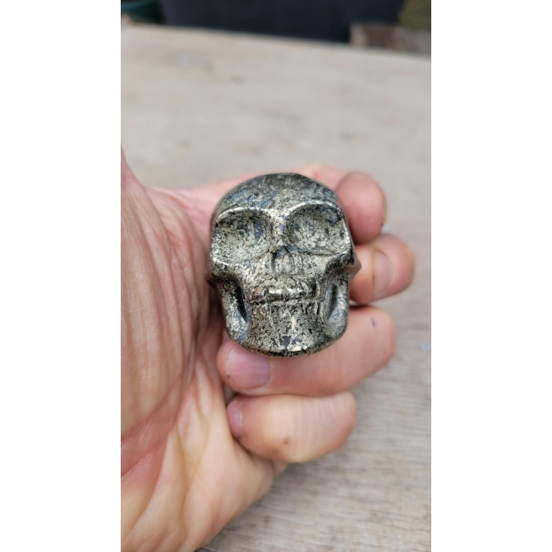 Crâne en Pyrite 5.5cm