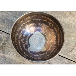 Bol chantant Tibétain 7 métaux 800grs Ganesh