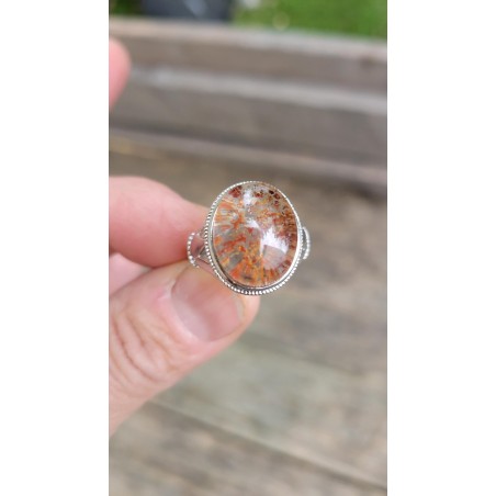 Bague en Lodolite - Quartz jardin